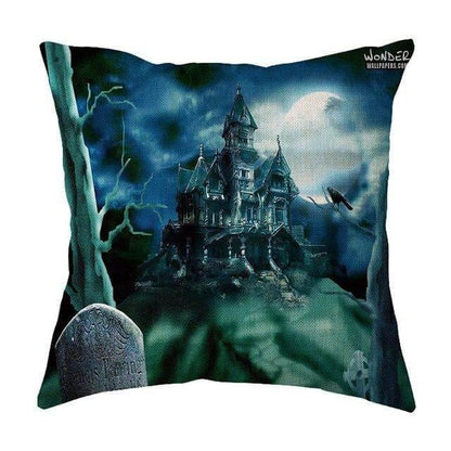 Spooky Halloween Throw Pillow Covers