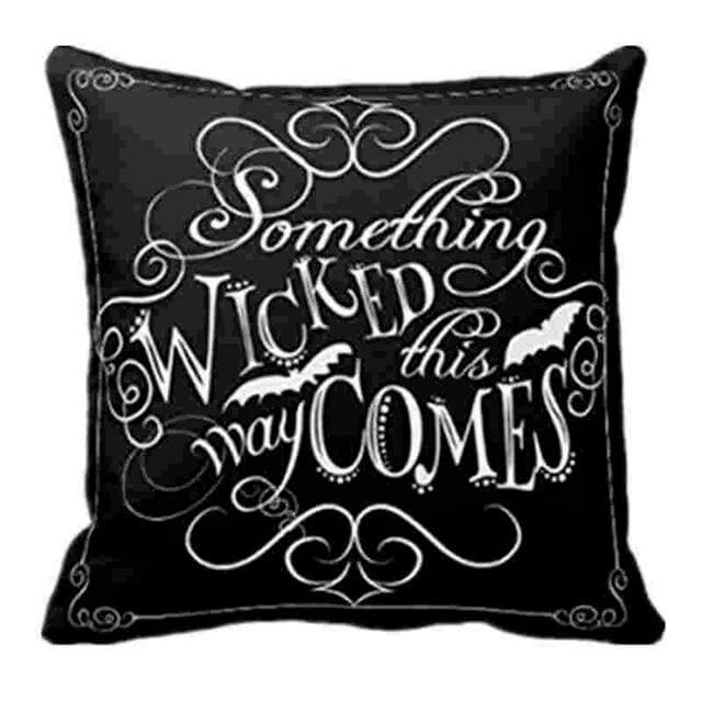 Spooky Autumn Decor Pillow Cover - Fesara