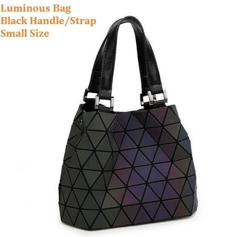 Glowing Geometric Tote Bag for Women