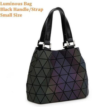 Glowing Geometric Tote Bag for Women