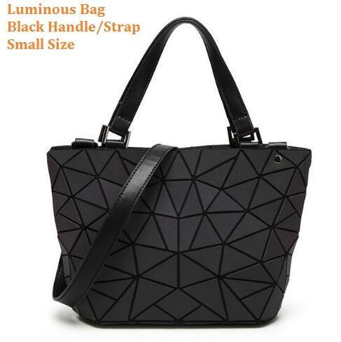 Glowing Geometric Tote Bag for Women