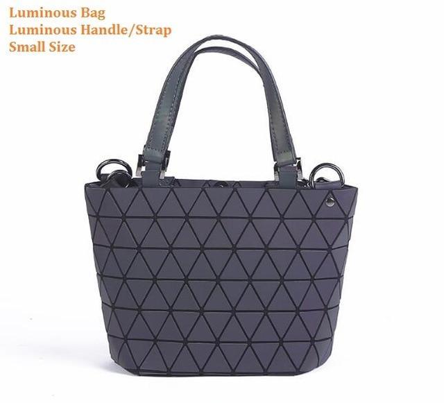 Glowing Geometric Tote Bag for Women