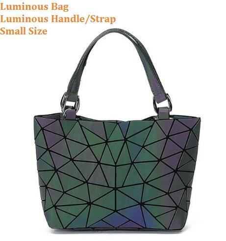 Glowing Geometric Tote Bag for Women