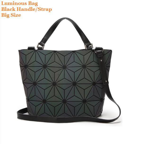 Glowing Geometric Tote Bag for Women