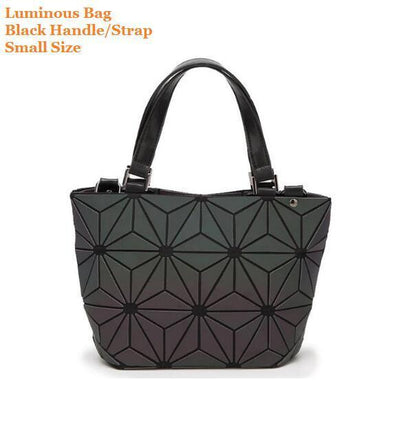 Glowing Geometric Tote Bag for Women
