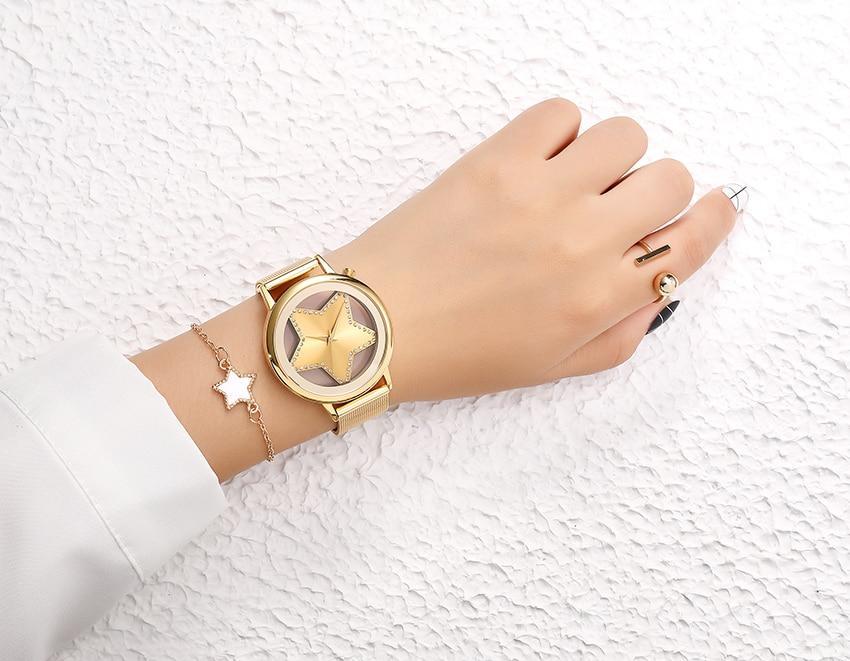 Sparkling Diamond Elegant Ladies Luxury Watch