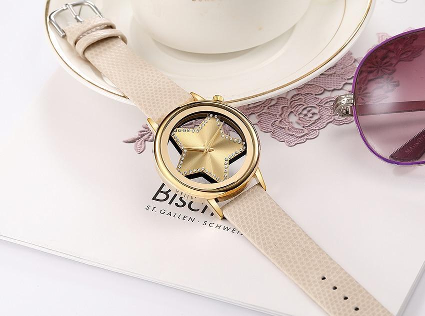 Sparkling Diamond Elegant Ladies Luxury Watch