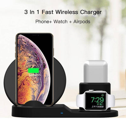 Quick Charge 3-in-1 Wireless Charging Dock