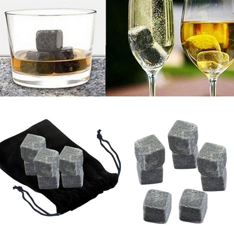 Premium Whiskey Chilling Stones Gift Set