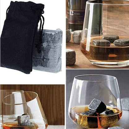 Premium Whiskey Chilling Stones Gift Set
