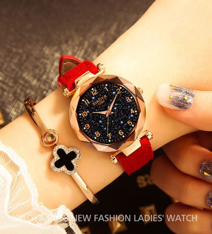 Colorful Celestial Ladies Fashion Watch Bracelet