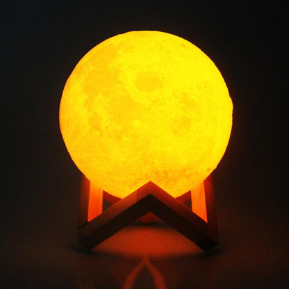 Colorful Battery Operated LED Moon Night Lamp