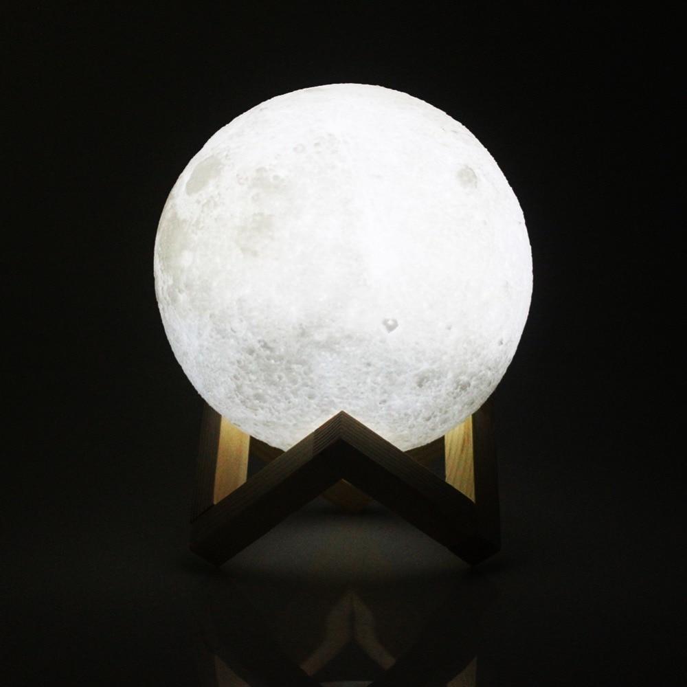 Colorful Battery Operated LED Moon Night Lamp