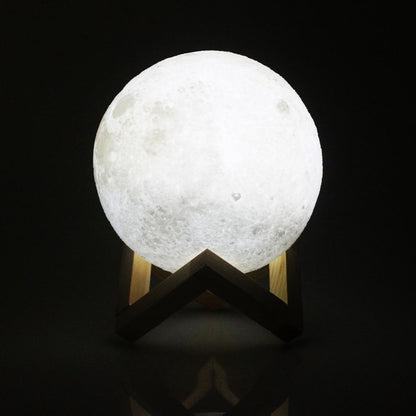 Colorful Battery Operated LED Moon Night Lamp