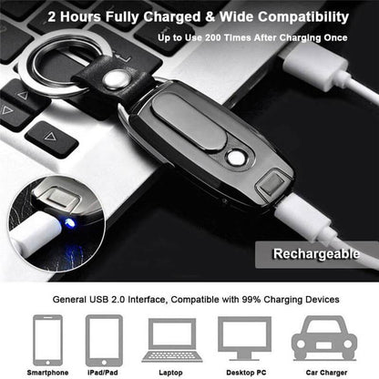 Portable USB Rechargeable Windproof Electric Lighter