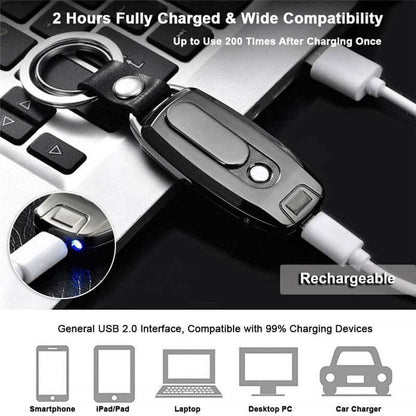 Portable USB Rechargeable Windproof Electric Lighter