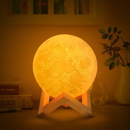 Colorful Battery Operated LED Moon Night Lamp - Fesara