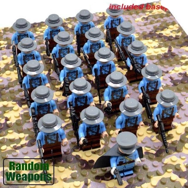 Large 21pc Military Building Brick Toy Set for Kids