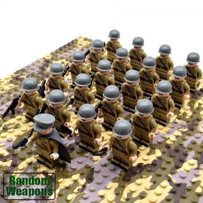 Large 21pc Military Building Brick Toy Set for Kids