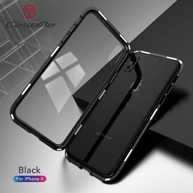 Clear Protective Glass Phone Case for iPhone