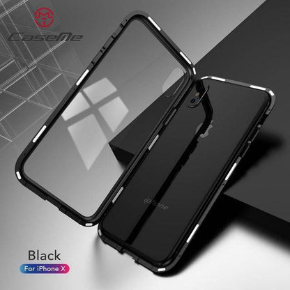Clear Protective Glass Phone Case for iPhone