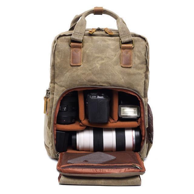 Waterproof Canvas Protective Camera Bag