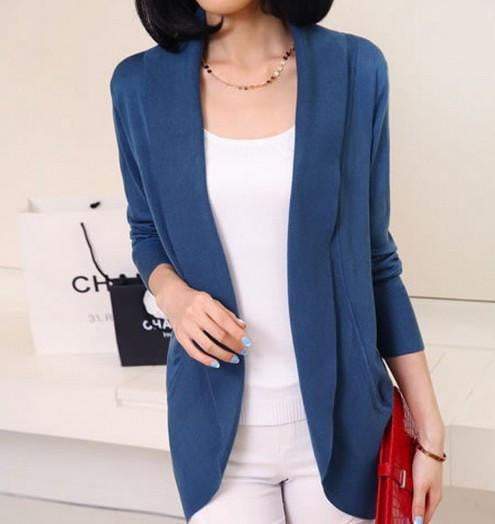Cozy Women's Long Sleeve Winter Knit Sweater Casual