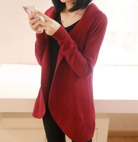 Cozy Women's Long Sleeve Winter Knit Sweater Casual