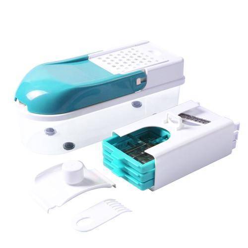 Easy Veggie Chopper with 8 Interchangeable Blades