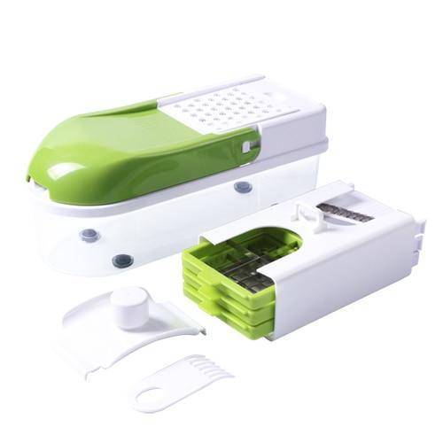 Easy Veggie Chopper with 8 Interchangeable Blades - Fesara