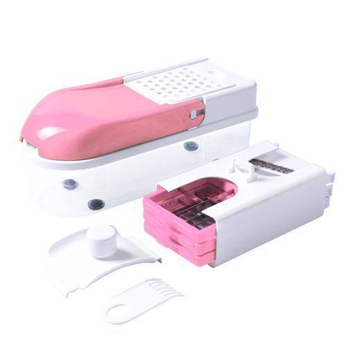 Easy Veggie Chopper with 8 Interchangeable Blades