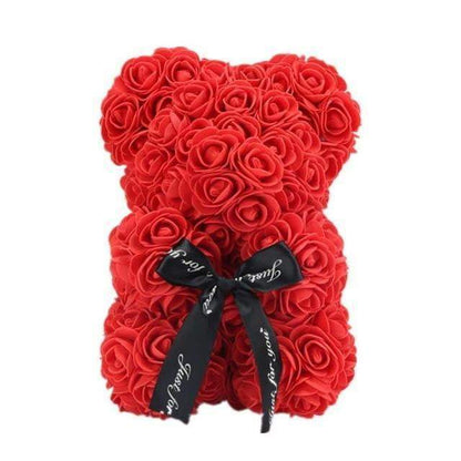 Cute Teddy Bear Rose Gift for Girls Valentines Day - Fesara