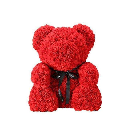 Cute Teddy Bear Rose Gift for Girls Valentines Day