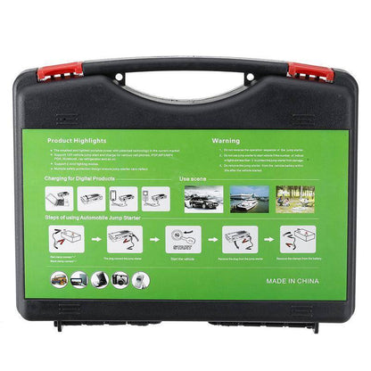 Compact 12V Car Battery Booster Jump Start Kit