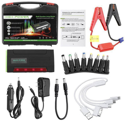 Compact 12V Car Battery Booster Jump Start Kit
