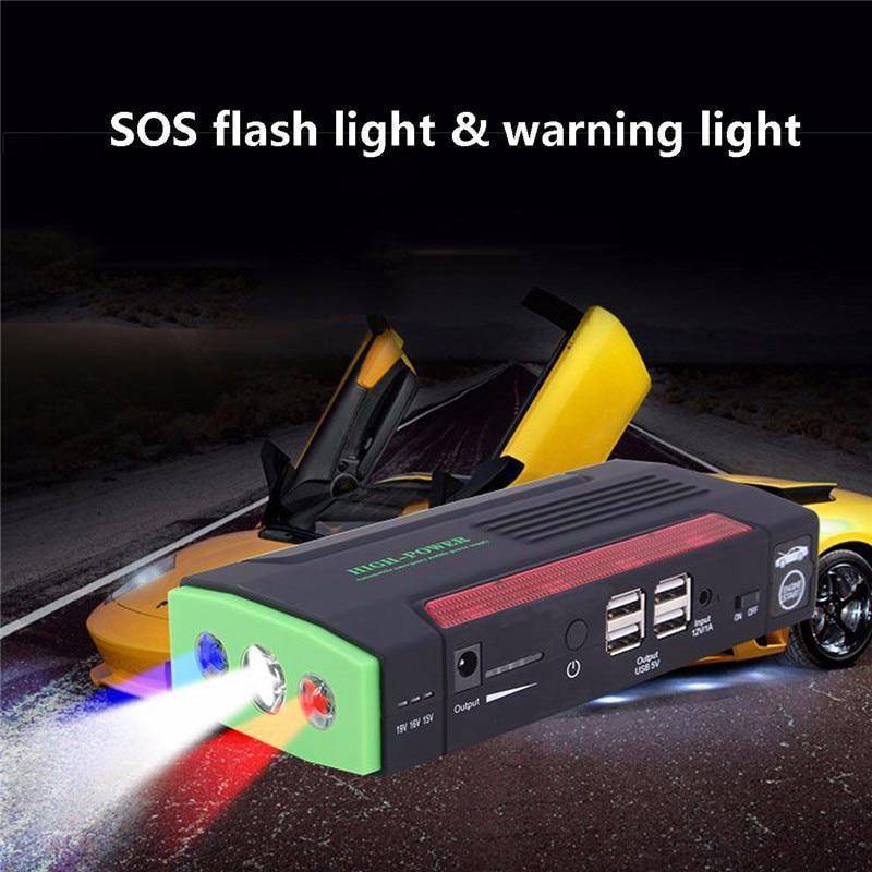 Compact 12V Car Battery Booster Jump Start Kit