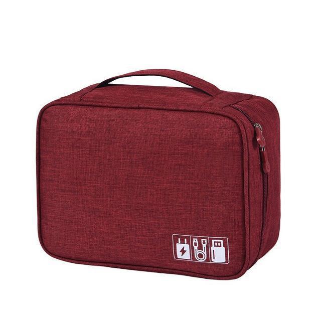 Practical Travel Electronics Accessories Organiser Bag