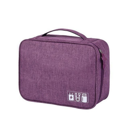 Practical Travel Electronics Accessories Organiser Bag