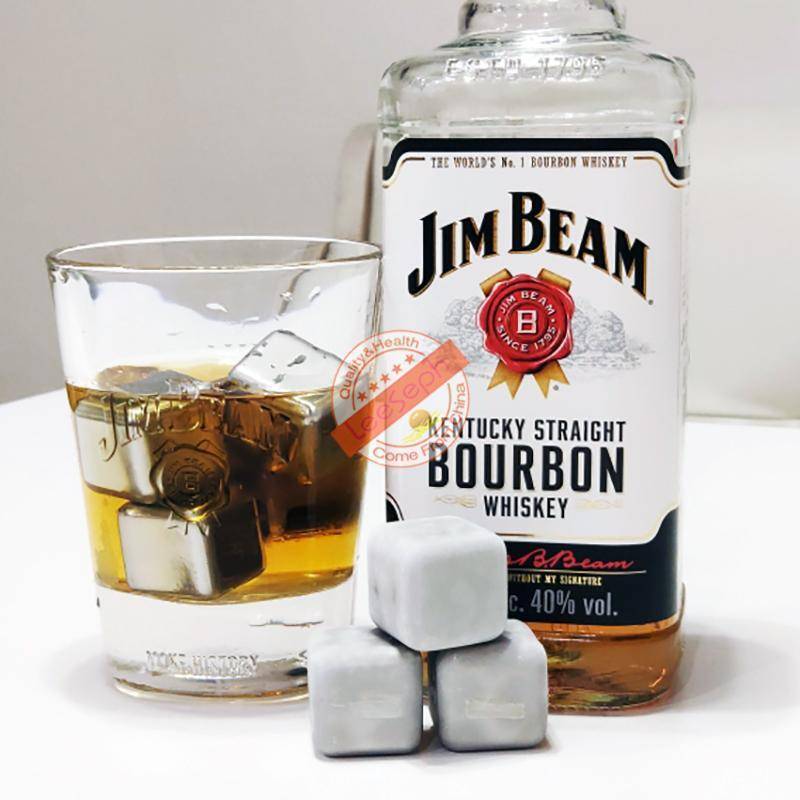 Premium Metal Ice Cubes - Reusable Chillers for Drinks