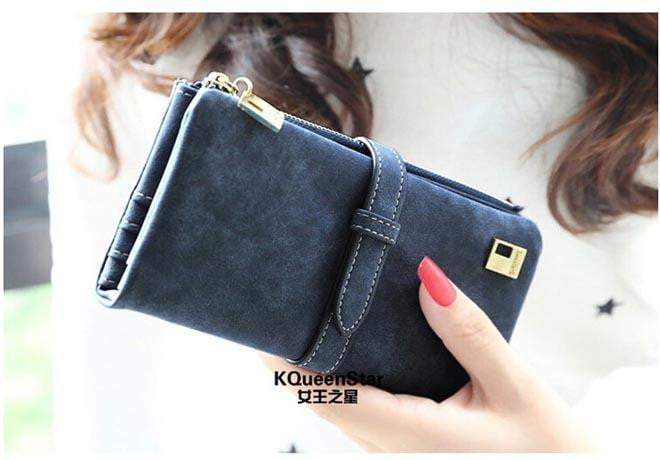Stylish Frosty Multi Card Fold Wallet - Fesara