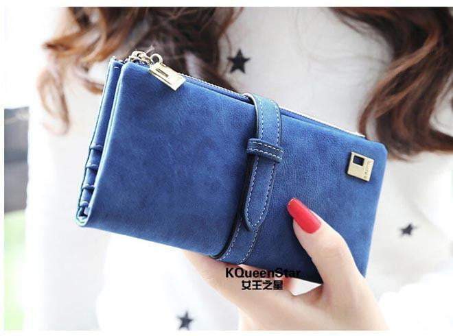 Stylish Frosty Multi Card Fold Wallet