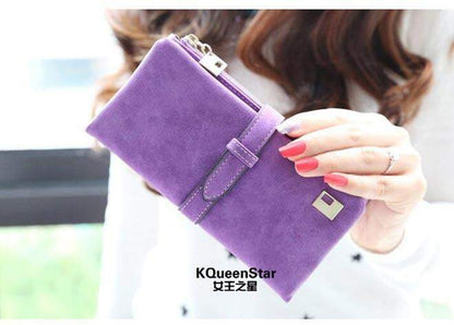 Stylish Frosty Multi Card Fold Wallet