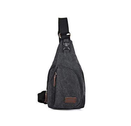 Stylish Men's Canvas Crossbody Messenger Bag - Fesara