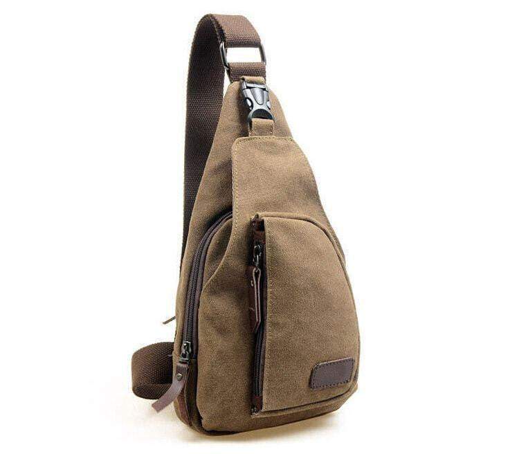 Stylish Men's Canvas Crossbody Messenger Bag