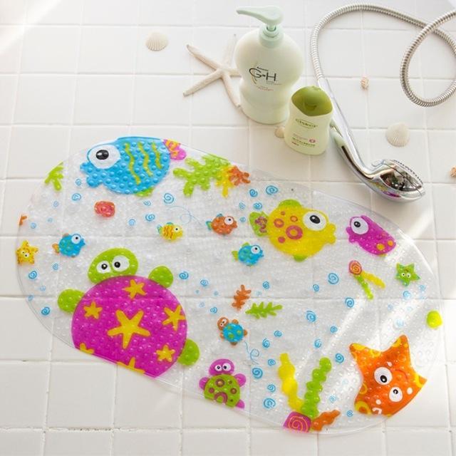 Fun Cartoon Animal Bath Mat Non Slip PVC - Fesara