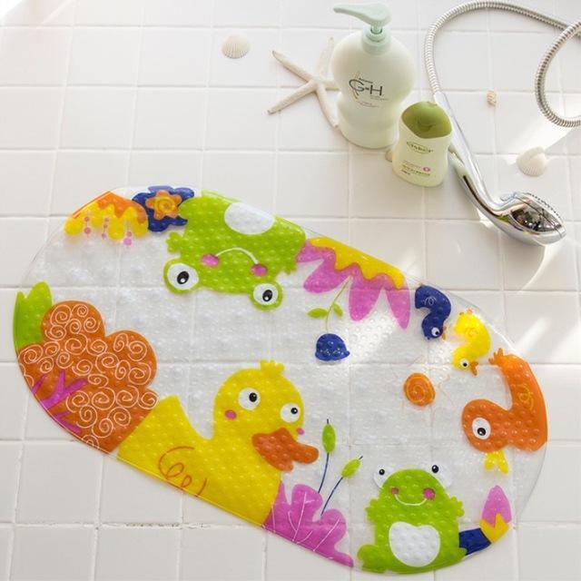 Fun Cartoon Animal Bath Mat Non Slip PVC