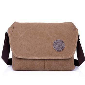 Stylish Men's Leather Travel Messenger Bag