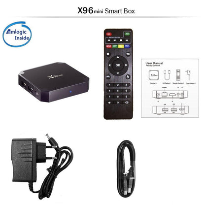 Compact Android 7.1 TV Box Streaming Media Player
