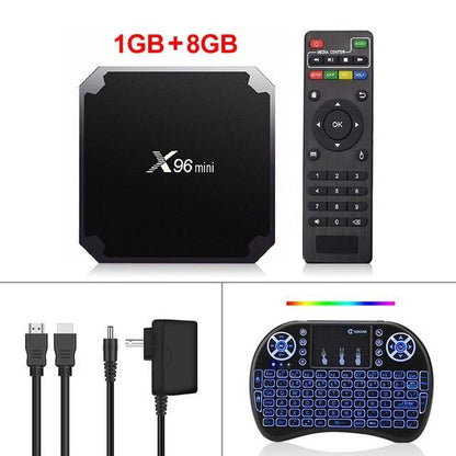 Compact Android 7.1 TV Box Streaming Media Player