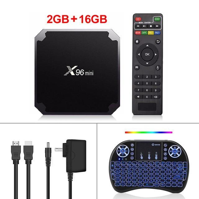 Compact Android 7.1 TV Box Streaming Media Player
